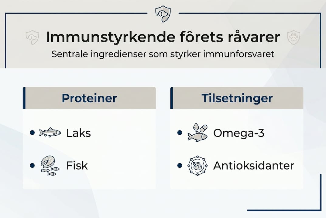 Oversikt: Naturlige ingredienser som styrker hundens immunforsvar