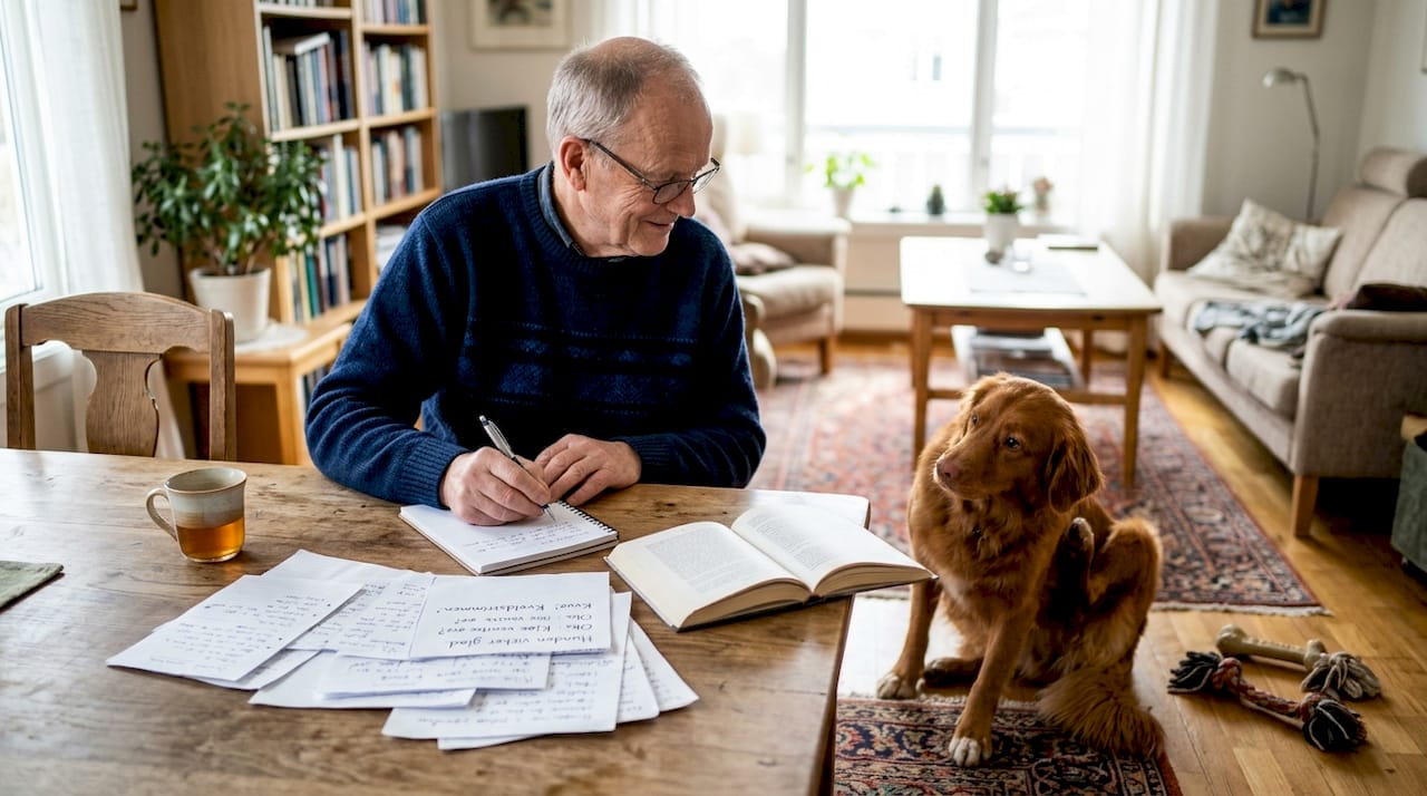 Hundeeieren noterer symptomer mens hunden klør seg ved siden av.