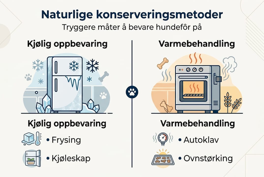 Infografikk: Slik kan du bevare hundematen naturlig
