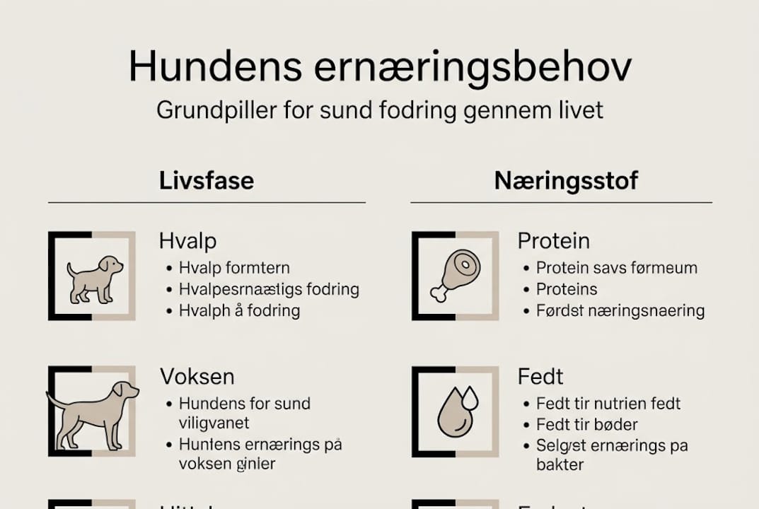 Oversigt: Hvad har din hund egentlig brug for i kosten?