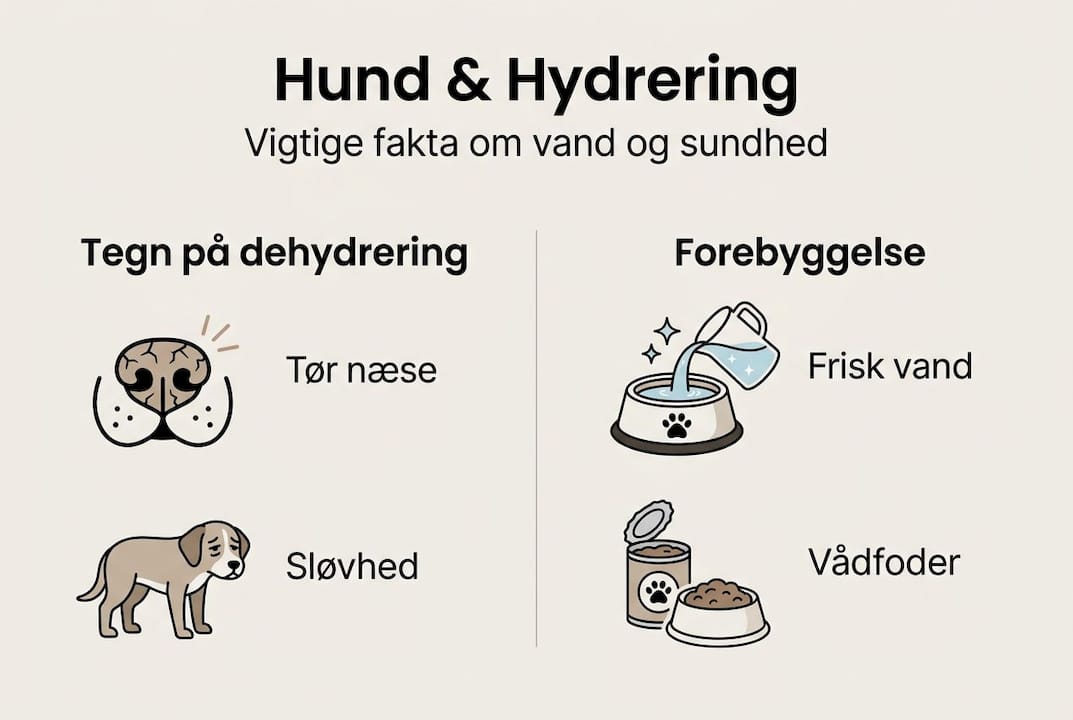 Oversigt: Sådan sikrer du, at din hund får nok væske – tegn på dehydrering du skal holde øje med