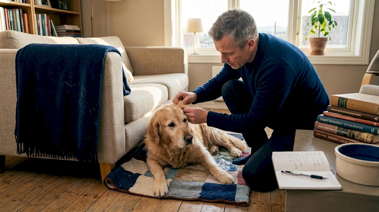 Som hundeeier er det viktig å ta en jevnlig sjekk av både pels og helse hjemme.