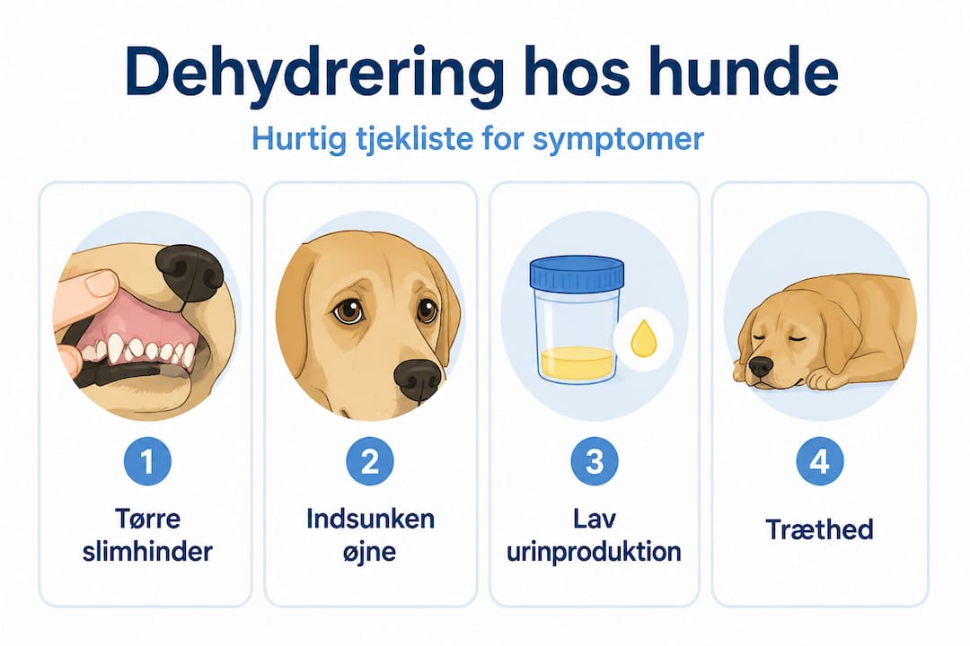 Grafisk oversigt: Sådan spotter du dehydrering hos din hund