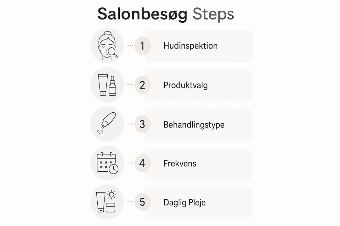 Oversigt: Sådan tilrettelægger du en salonbehandling ud fra din hudtype – trin for trin