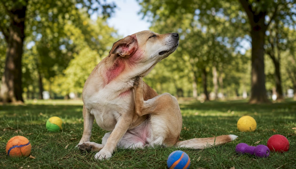Når din hund får irriteret hud, kan det ofte være et tegn på allergi.