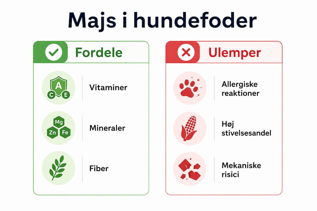 Oversigt: Fordele og ulemper ved at bruge majs i hundemad