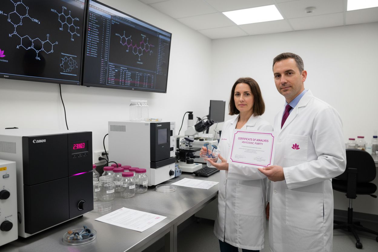 lab-tested mushroom products