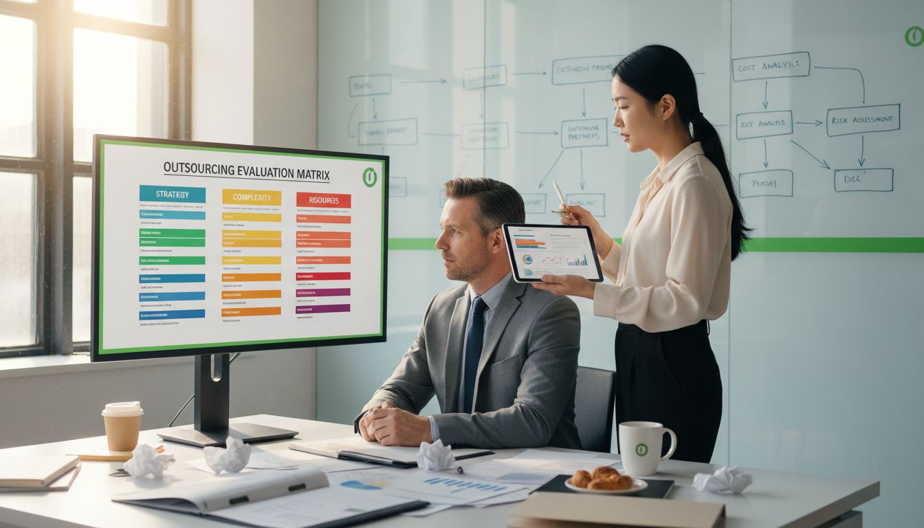 outsourcing evaluation matrix