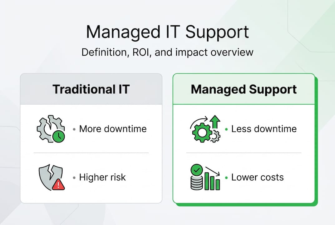 What is managed IT support? Definition, ROI, and impact | Nine Archs LLC