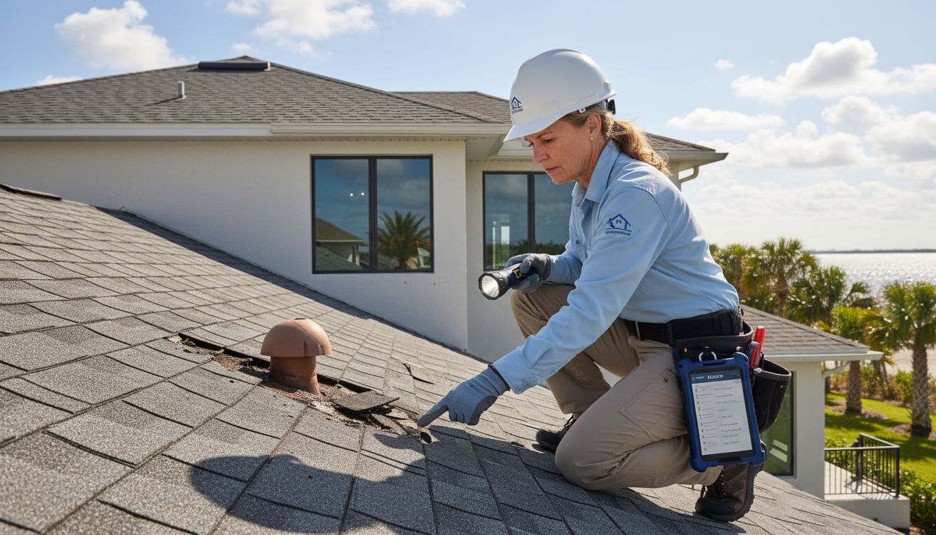 roof inspection process