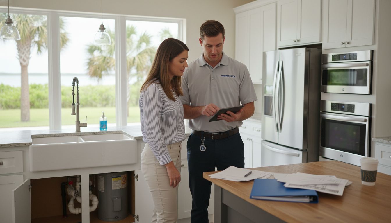 home inspection scene