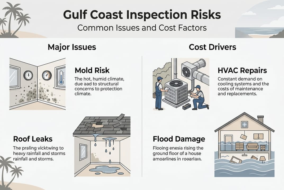 Infographic of inspection risks and costs overview