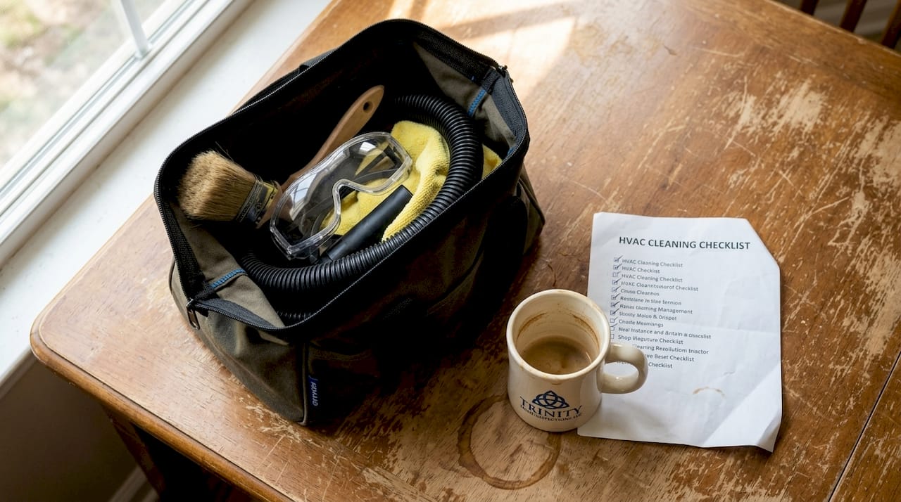 Essential tools for cleaning AC coils