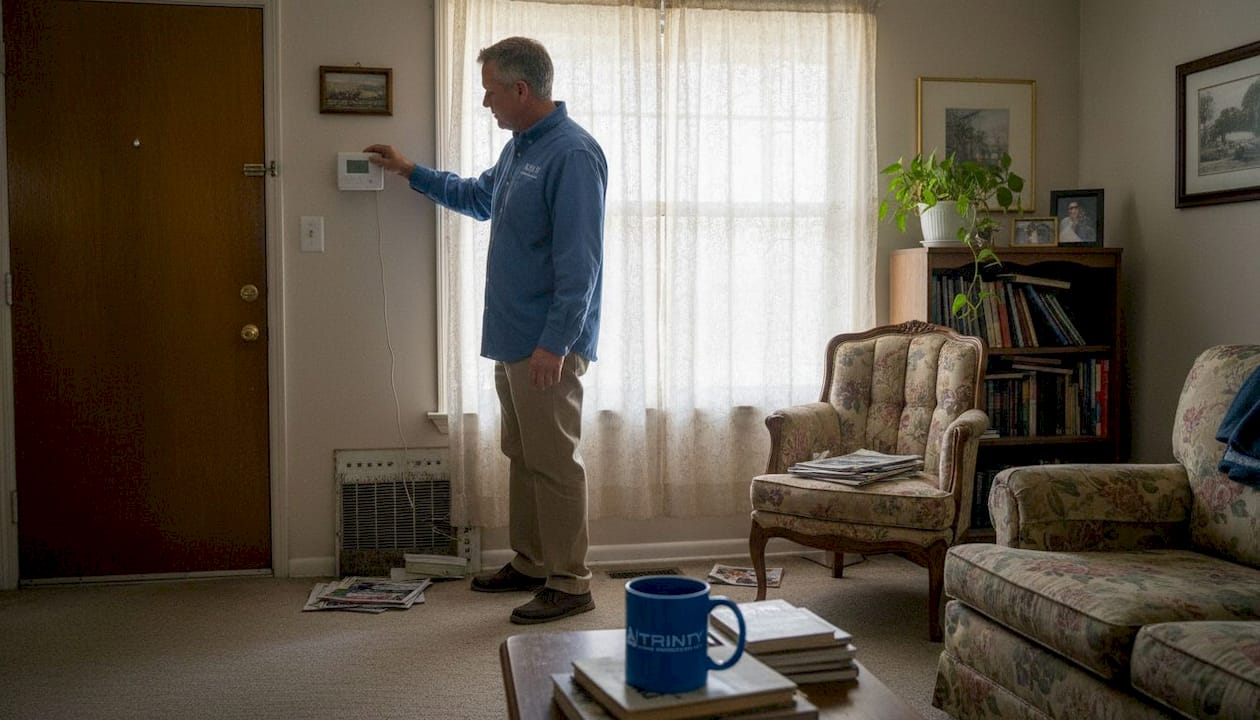 Older house return air issues scene