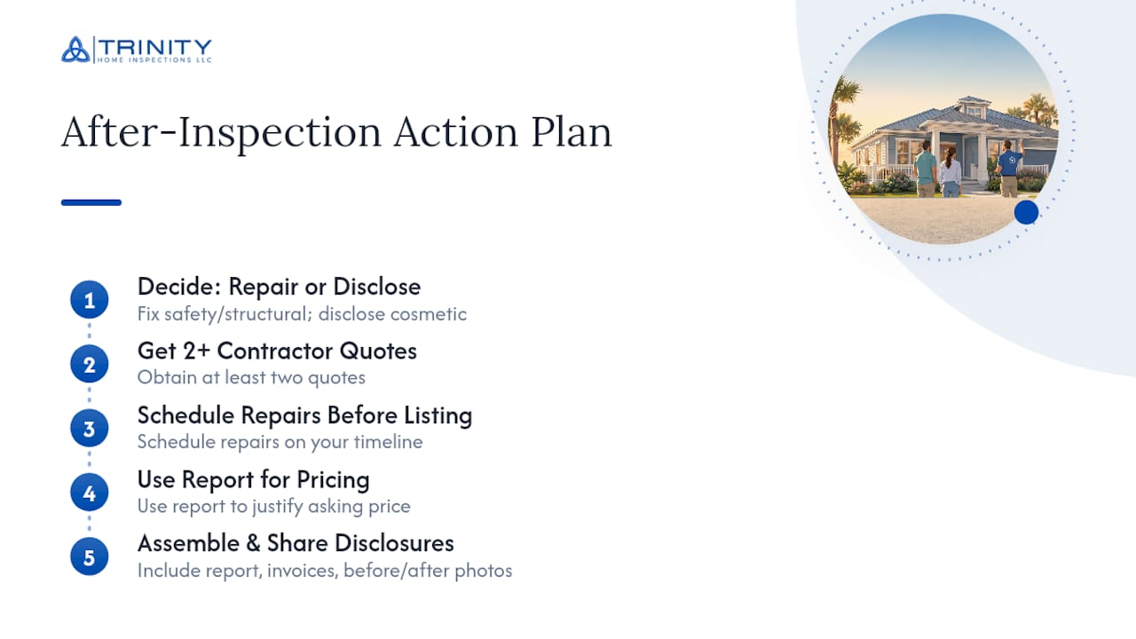 What to Do After the Inspector Hands You the Report — overview diagram