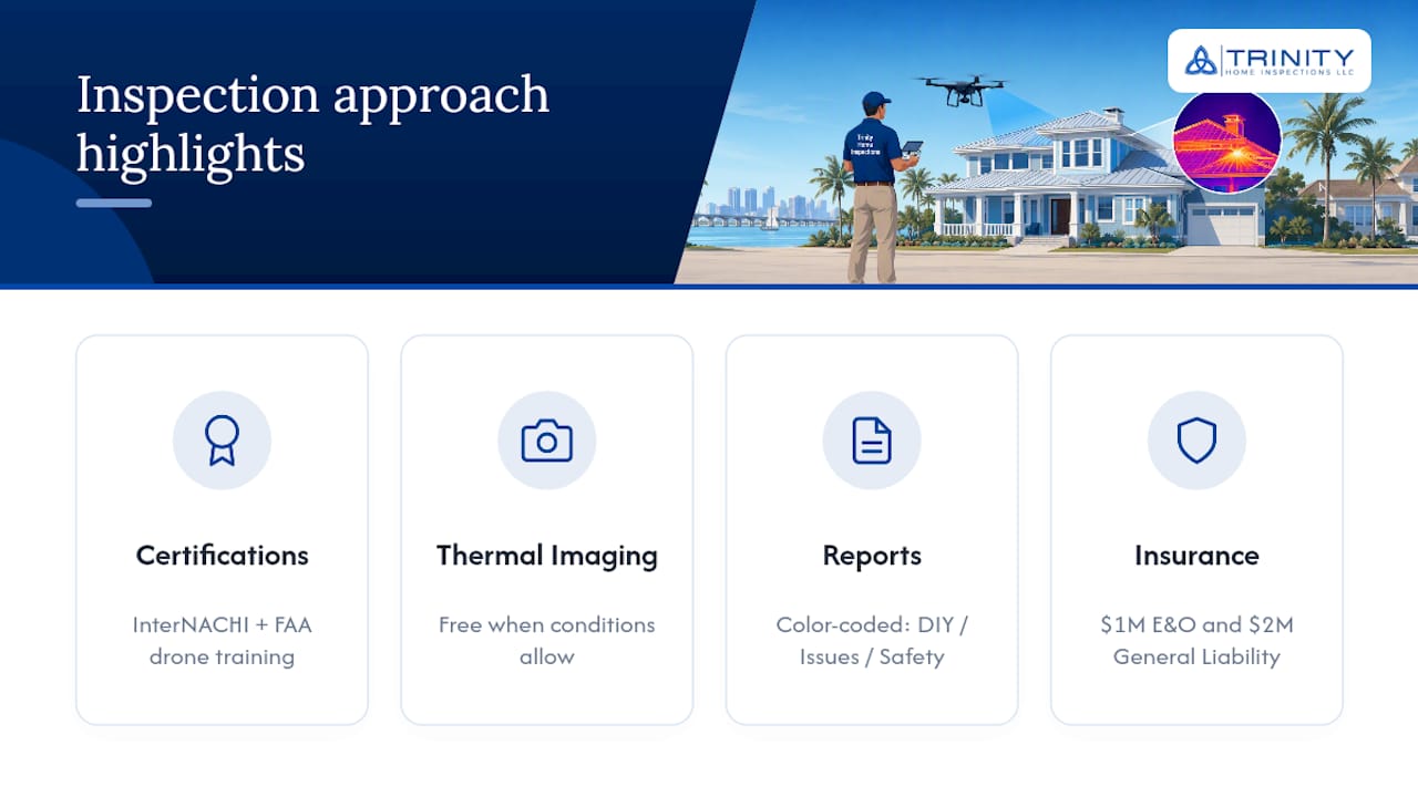 How We Approach Every Inspection at Trinity Home Inspections — overview diagram