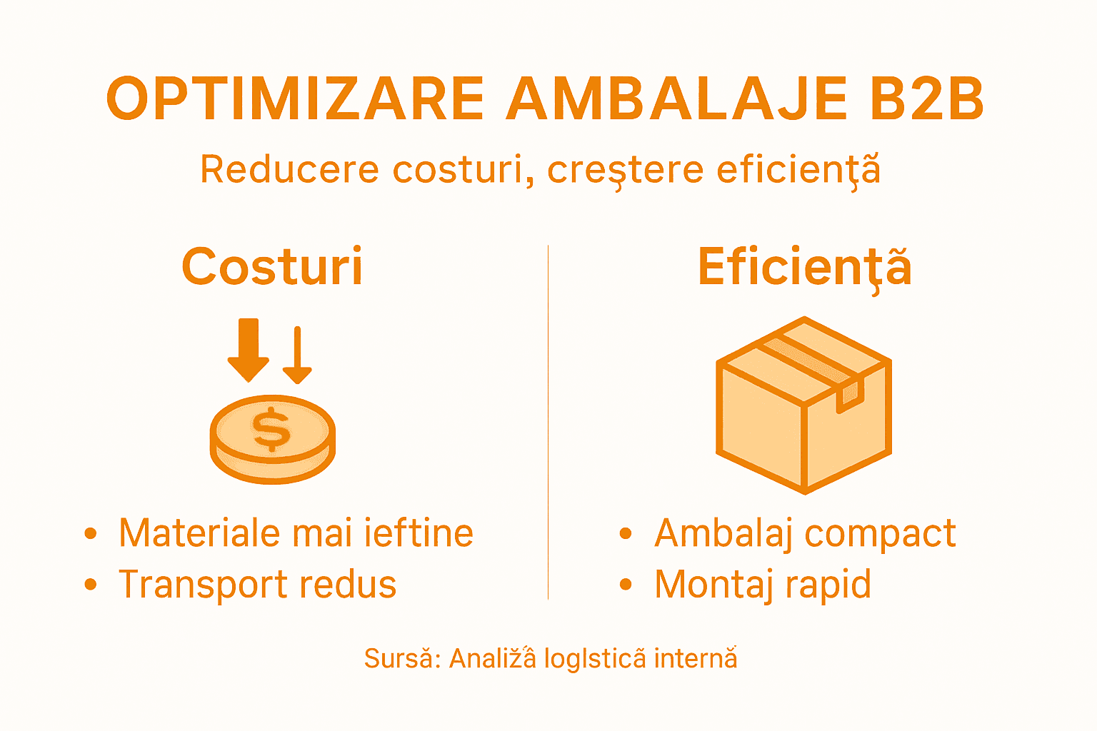 Infografic: Cum poți eficientiza ambalajele în afaceri B2B