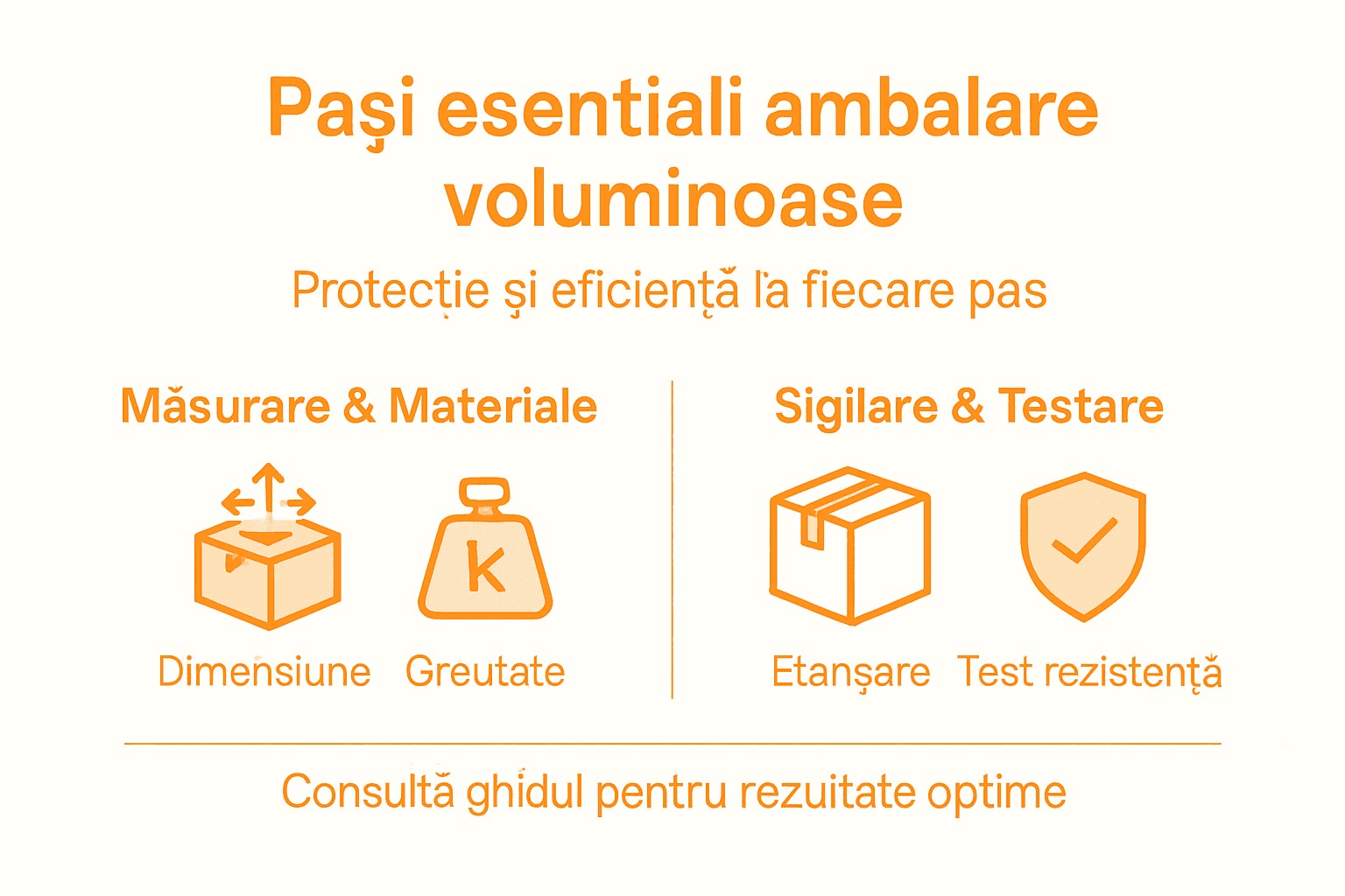 Ghid vizual pentru ambalarea obiectelor de mari dimensiuni
