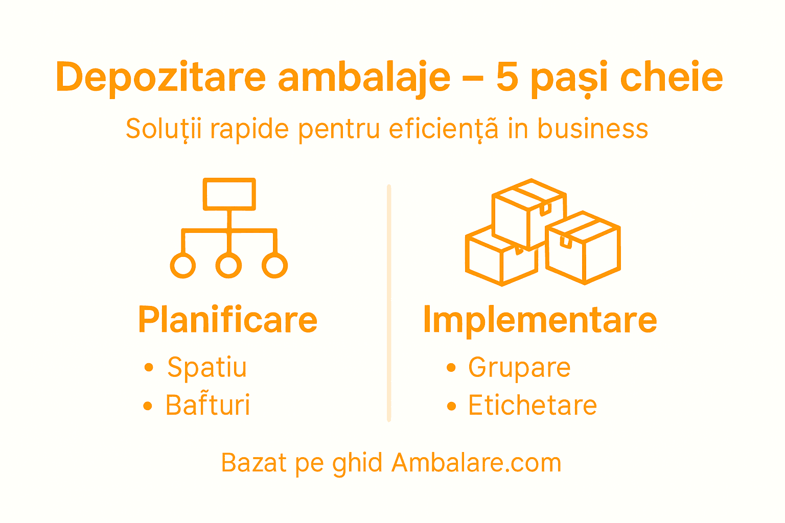 Infografic: Cum depozităm corect ambalajele – pași esențiali de urmat