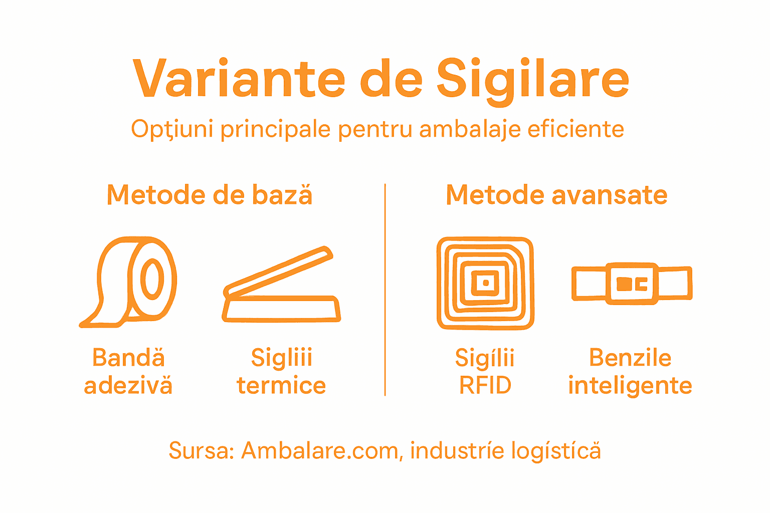 Infografic: cele mai folosite tehnici de sigilare
