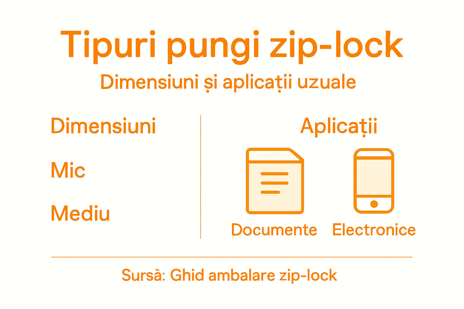 Infografic: cele mai întâlnite tipuri de pungi zip-lock și modul în care le poți folosi