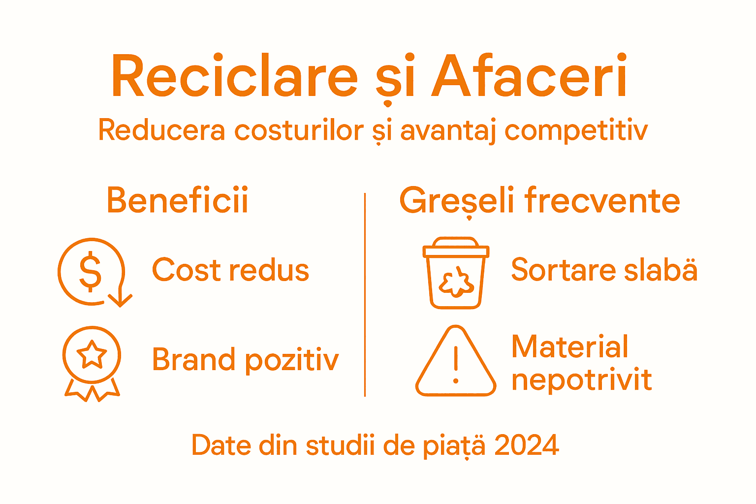 Infografic: Cum influențează reciclarea dezvoltarea afacerilor