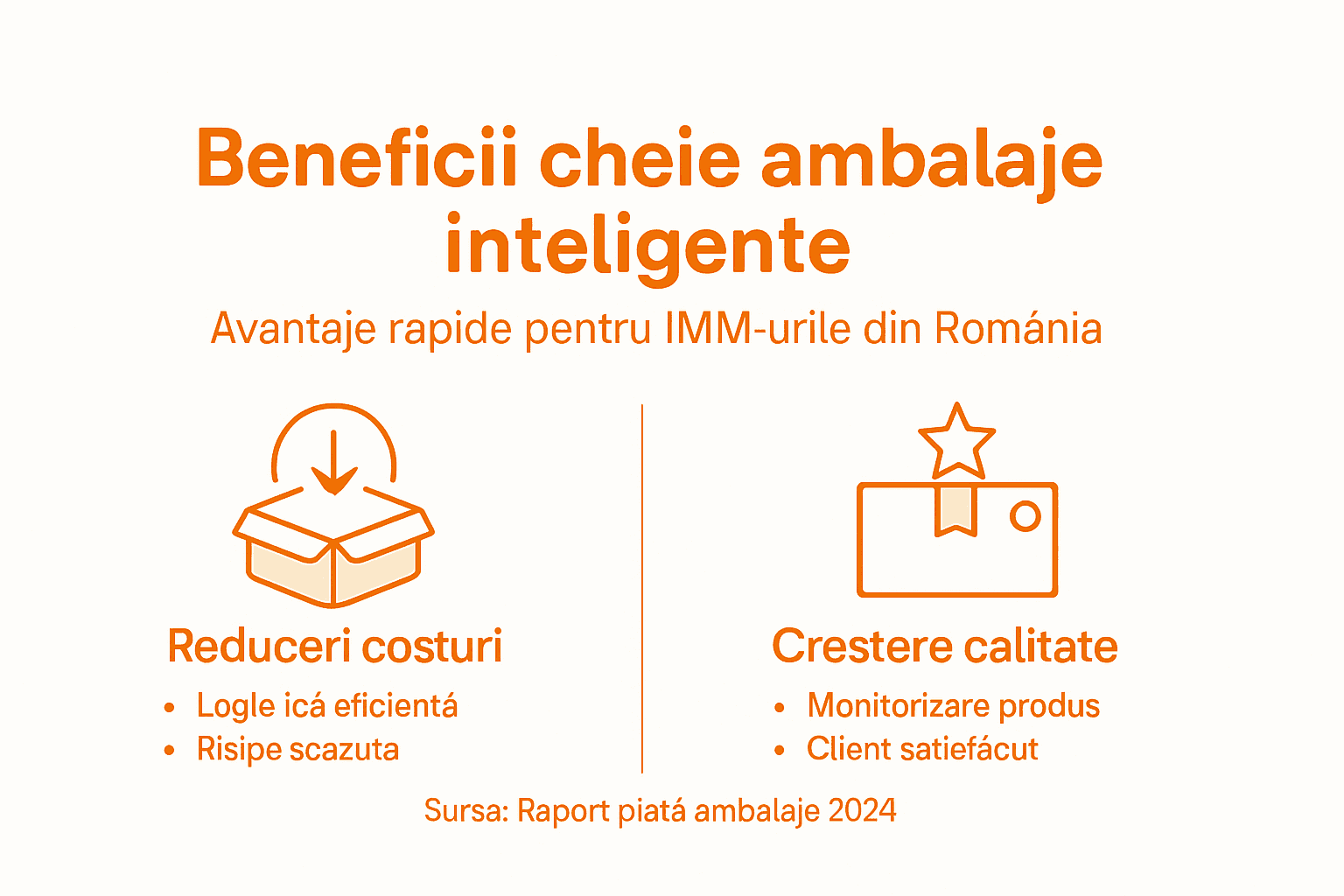Infografic: Cum pot ambalajele inteligente să aducă avantaje concrete pentru afacerile mici și mijlocii