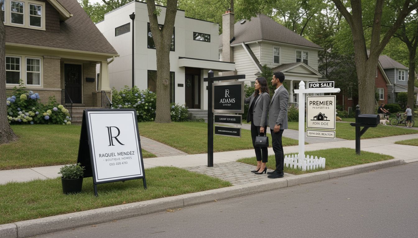 real estate sign types