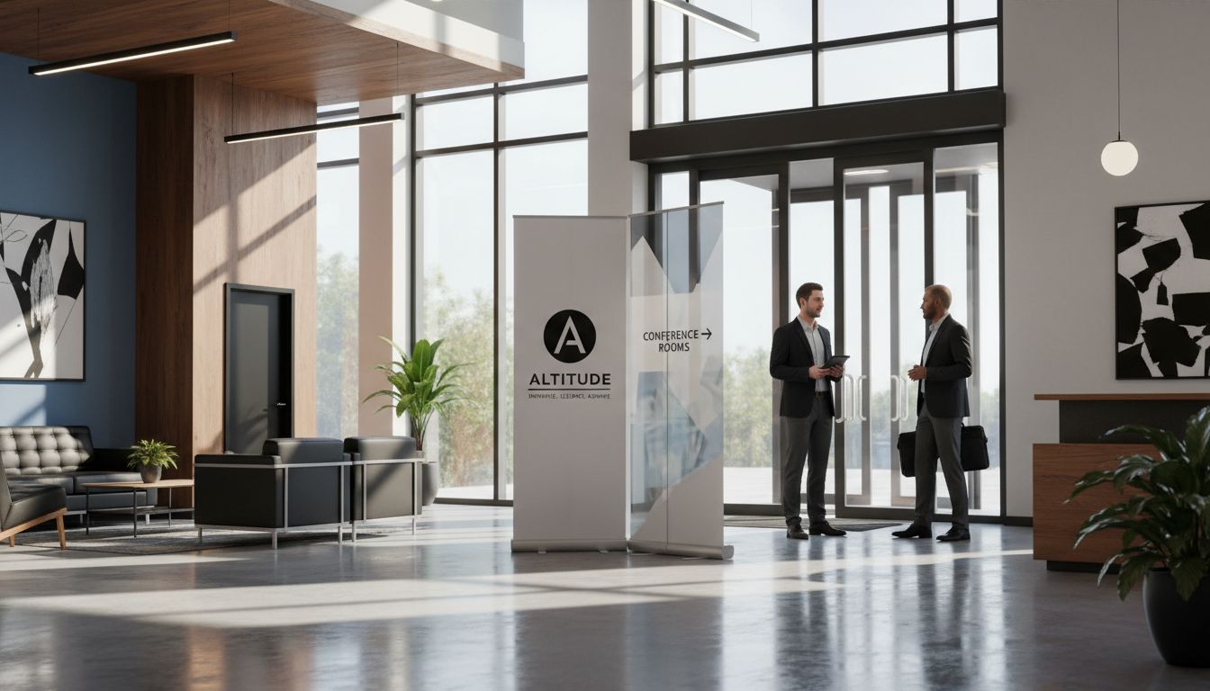 office retractable banner