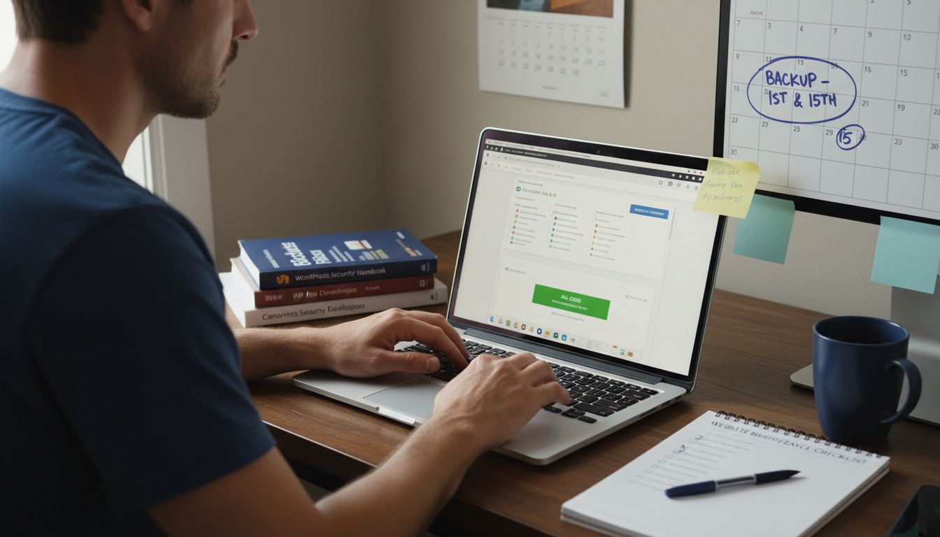WordPress update workflow