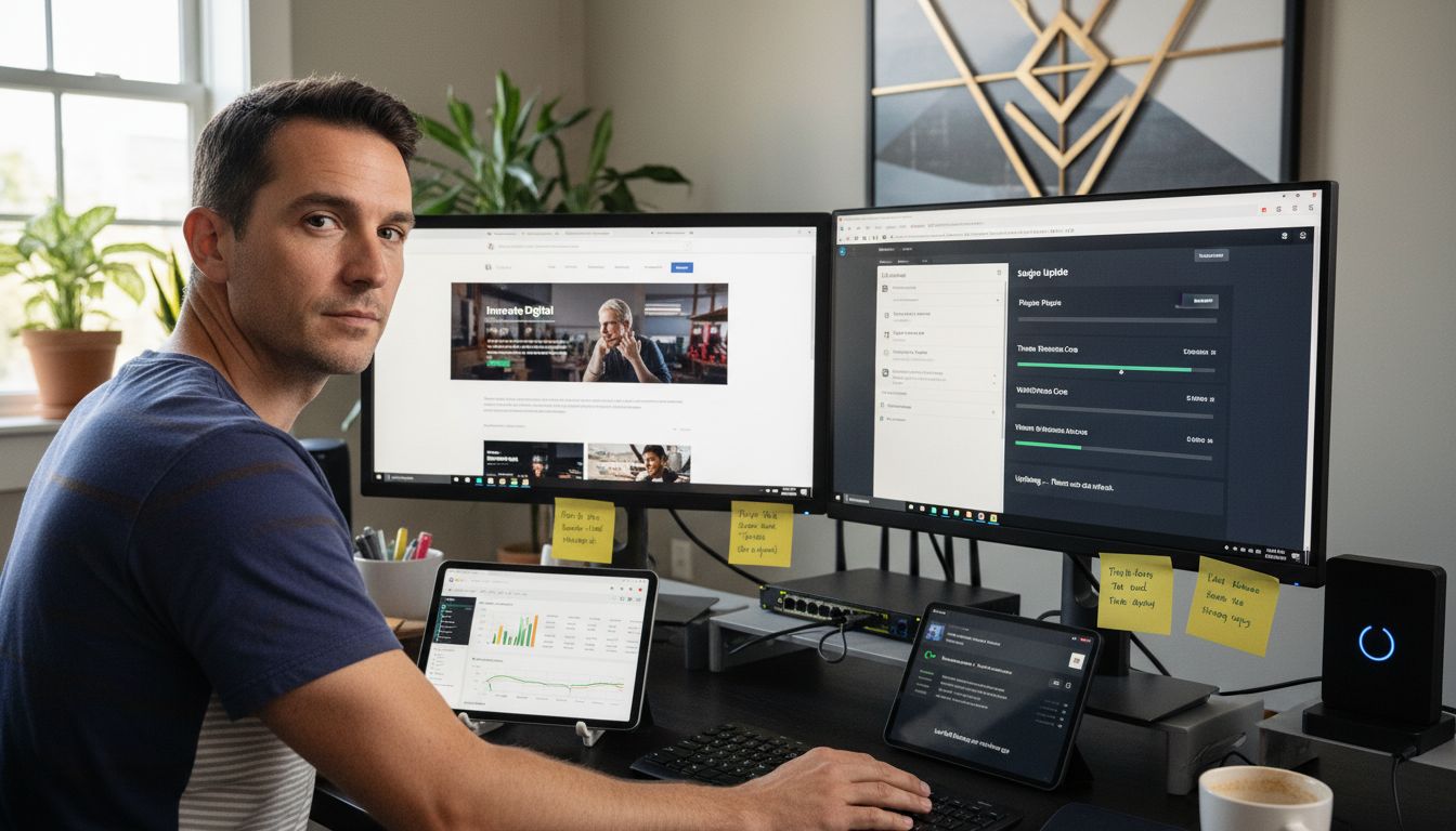 WordPress staging updates