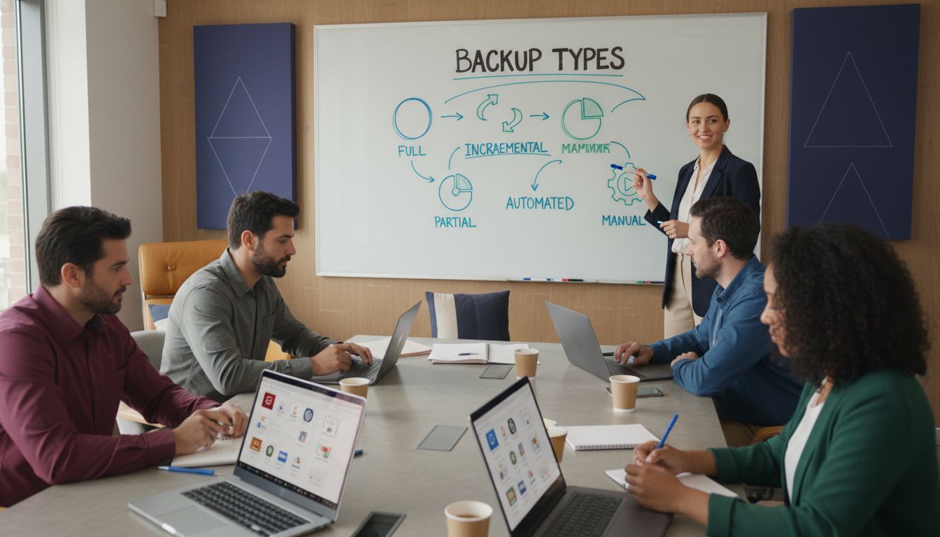 WordPress backup types