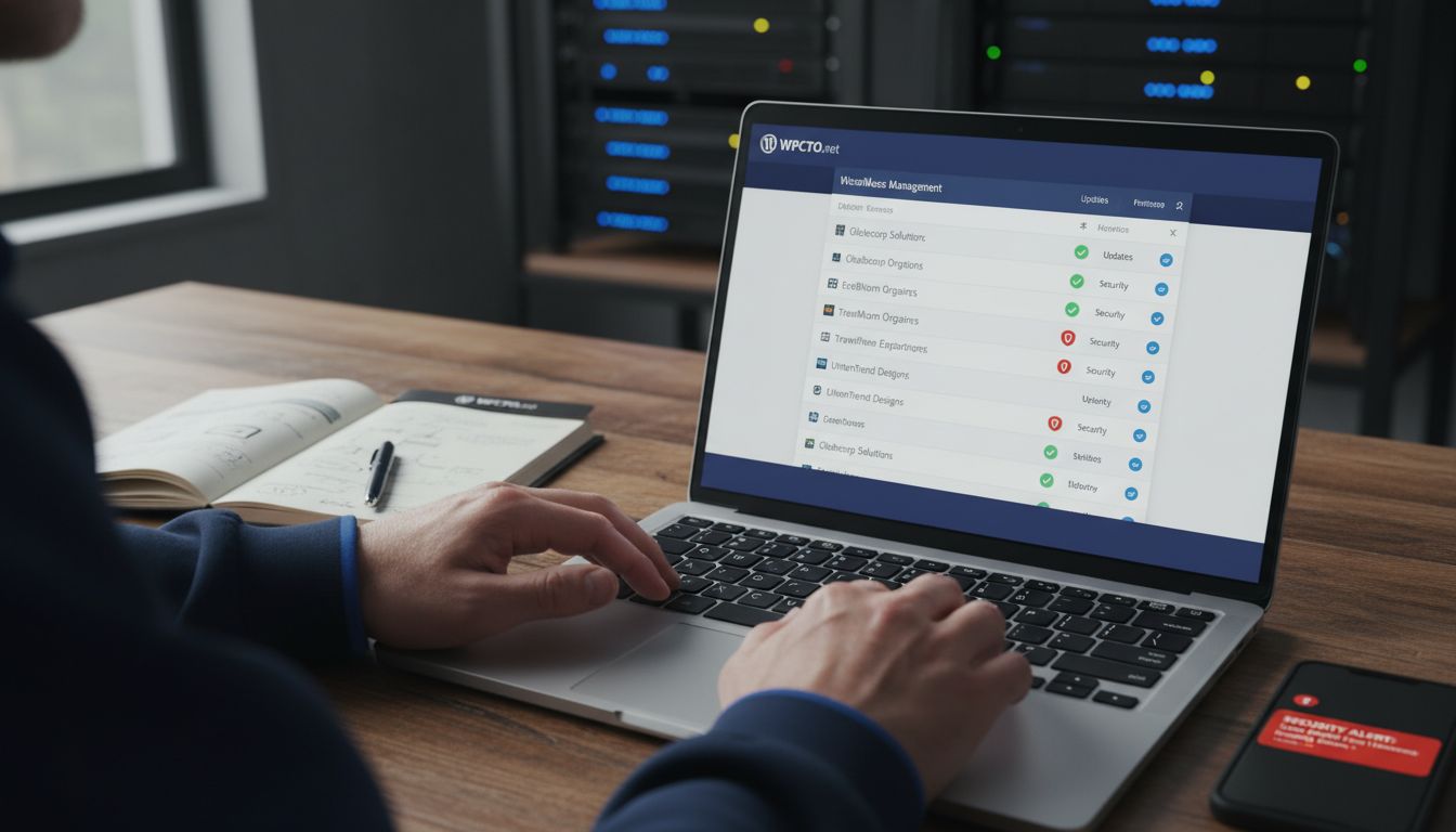 WordPress dashboard management