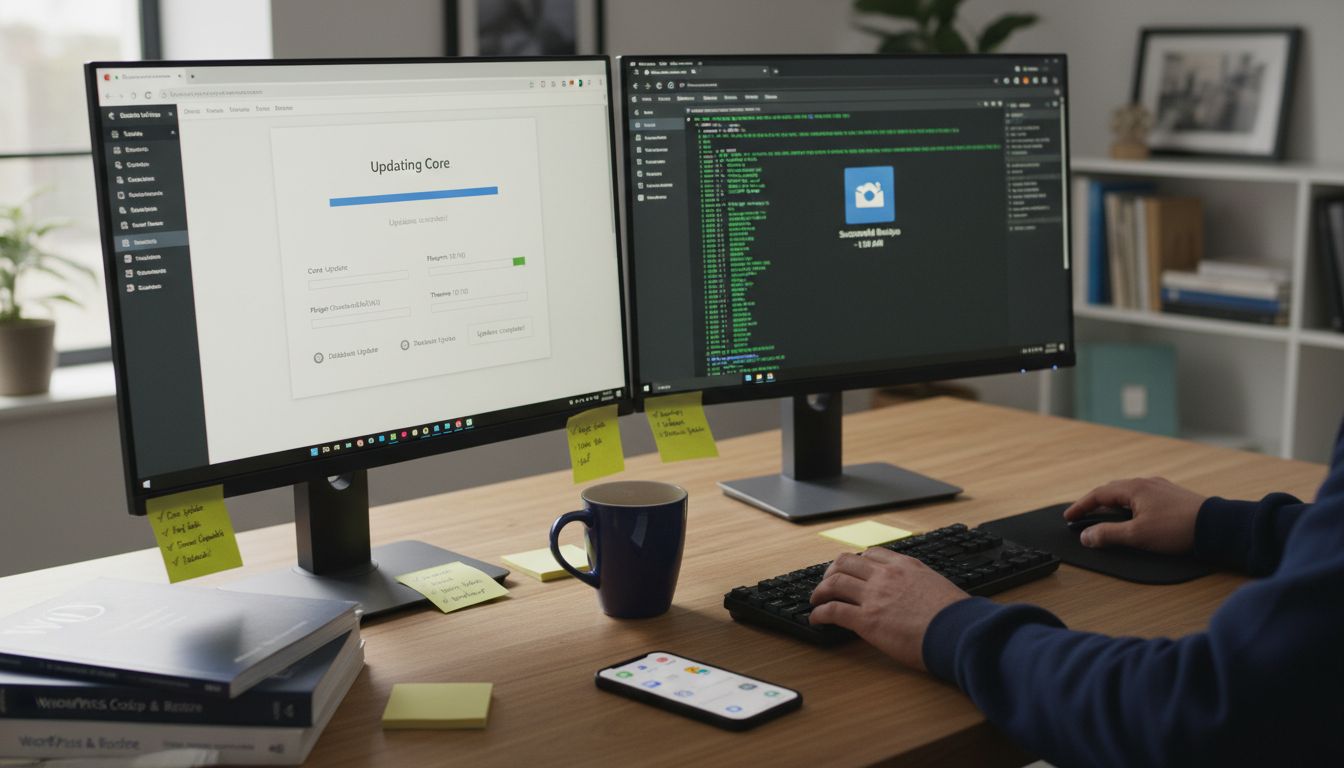 wordpress update process