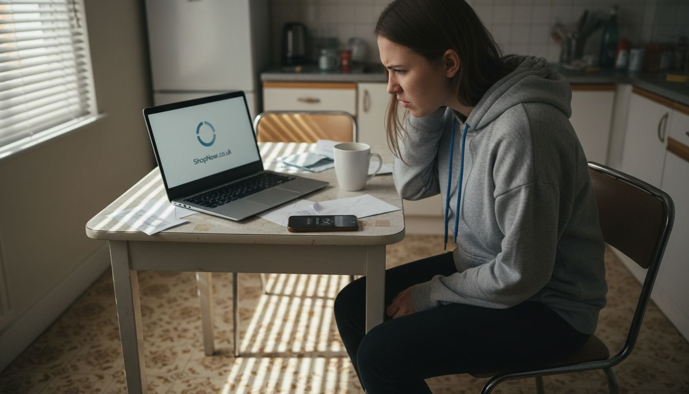 Customer waiting for slow website loading