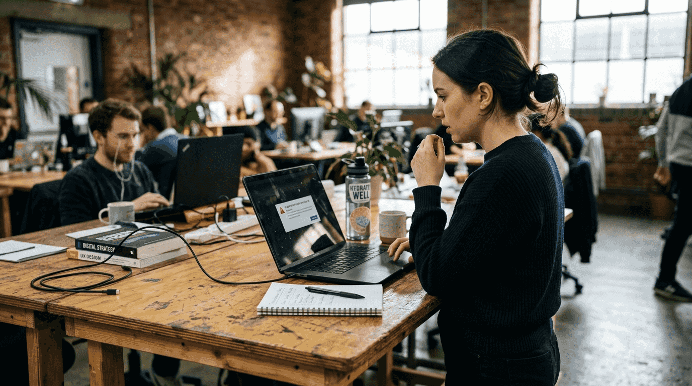 User checking WordPress plugin error alert