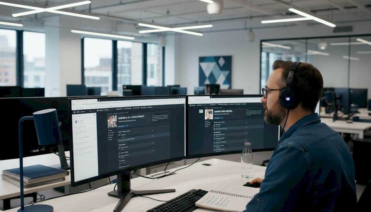 Web developer managing multiple WordPress sites