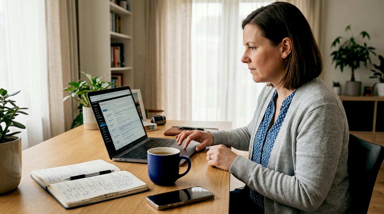 Admin removing unused WordPress plugins from laptop