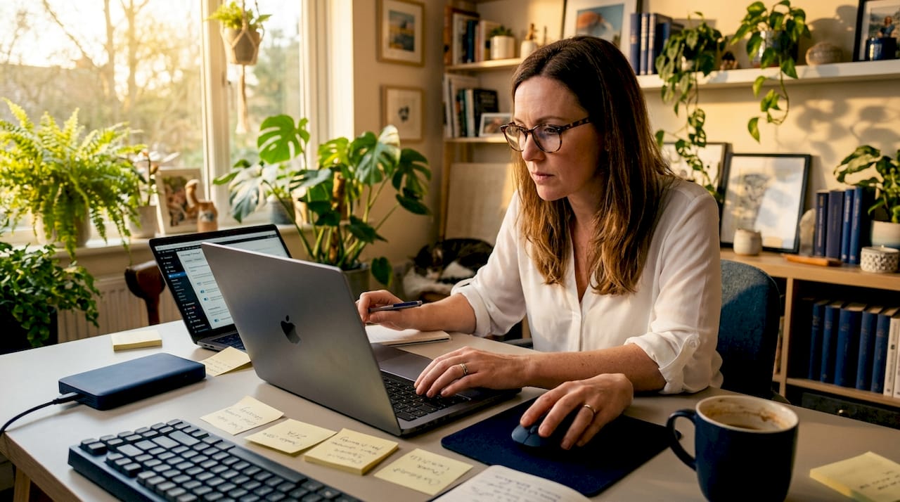 Agency staff adjusting WordPress security settings