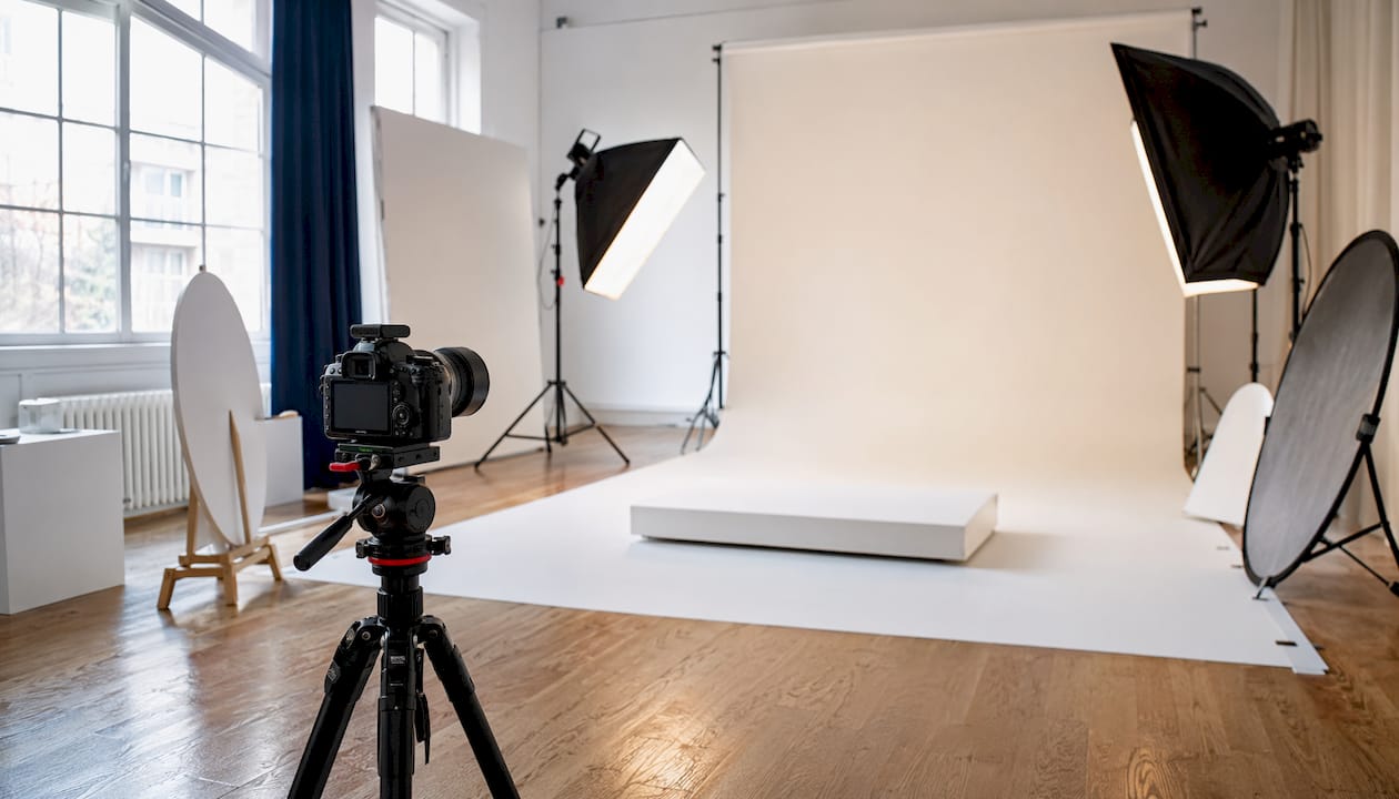Ecommerce product photography studio setup