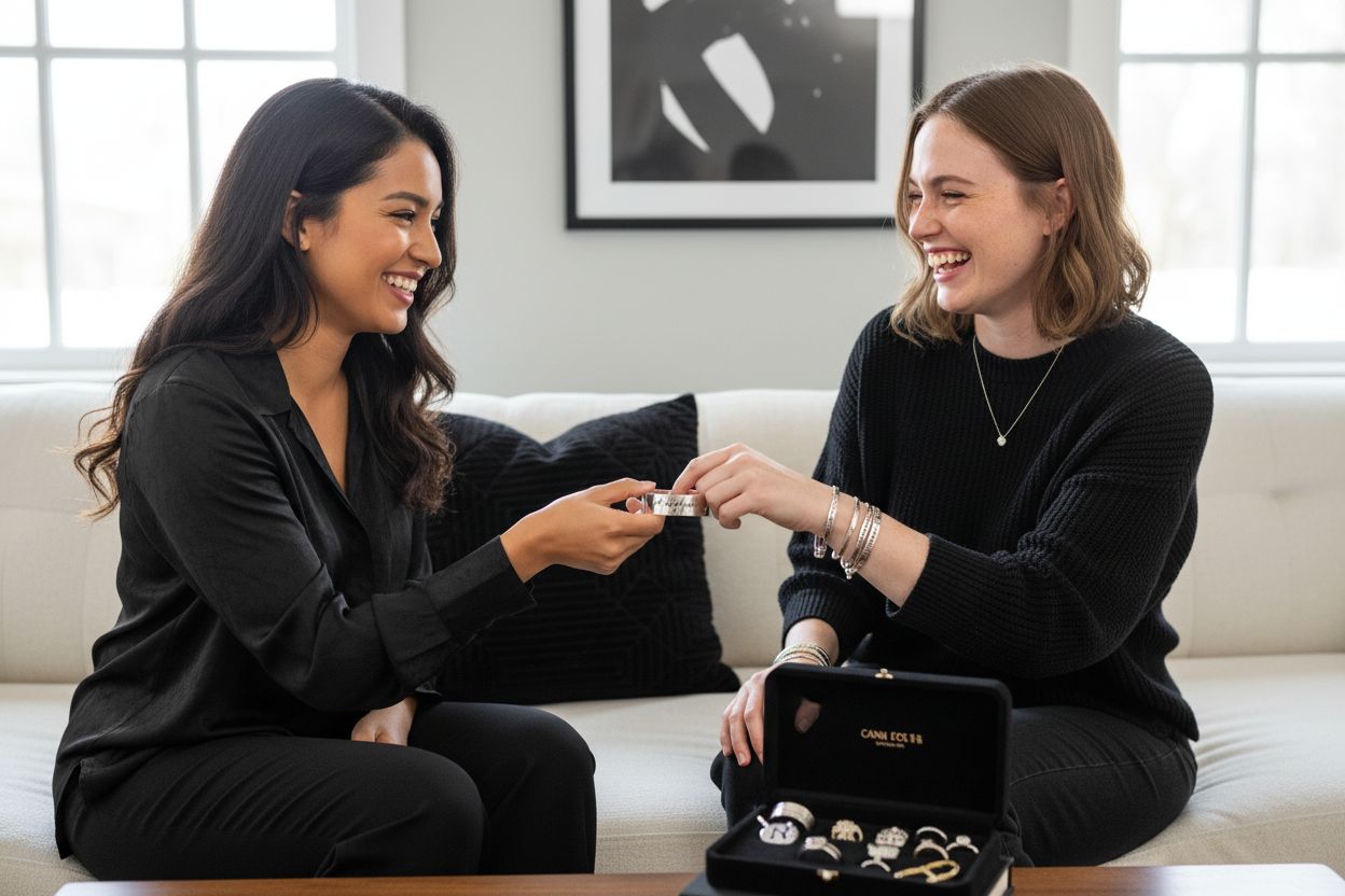 personalisierter Schmuck graviertes Armband Alltag