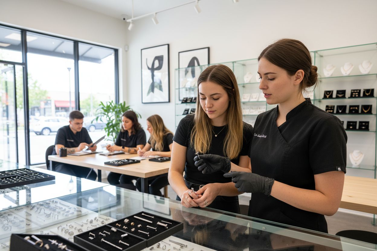 professionelles Piercing-Studio