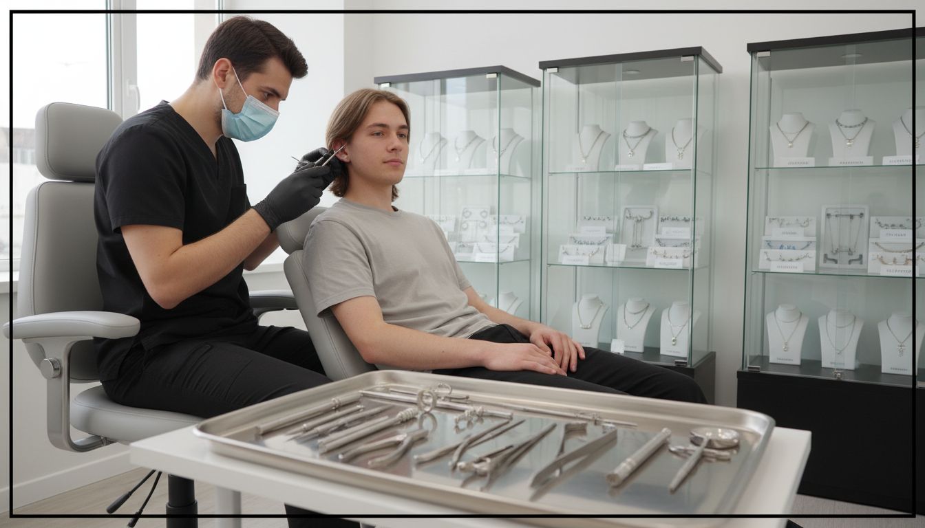 Titanpiercing Studio Anwendung