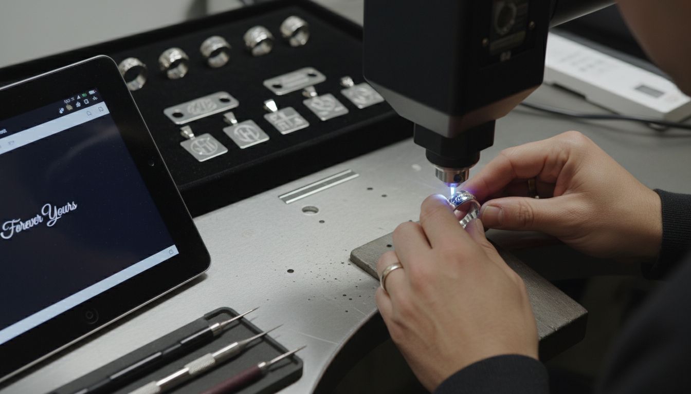 Lasergravur Ring Werkstatt