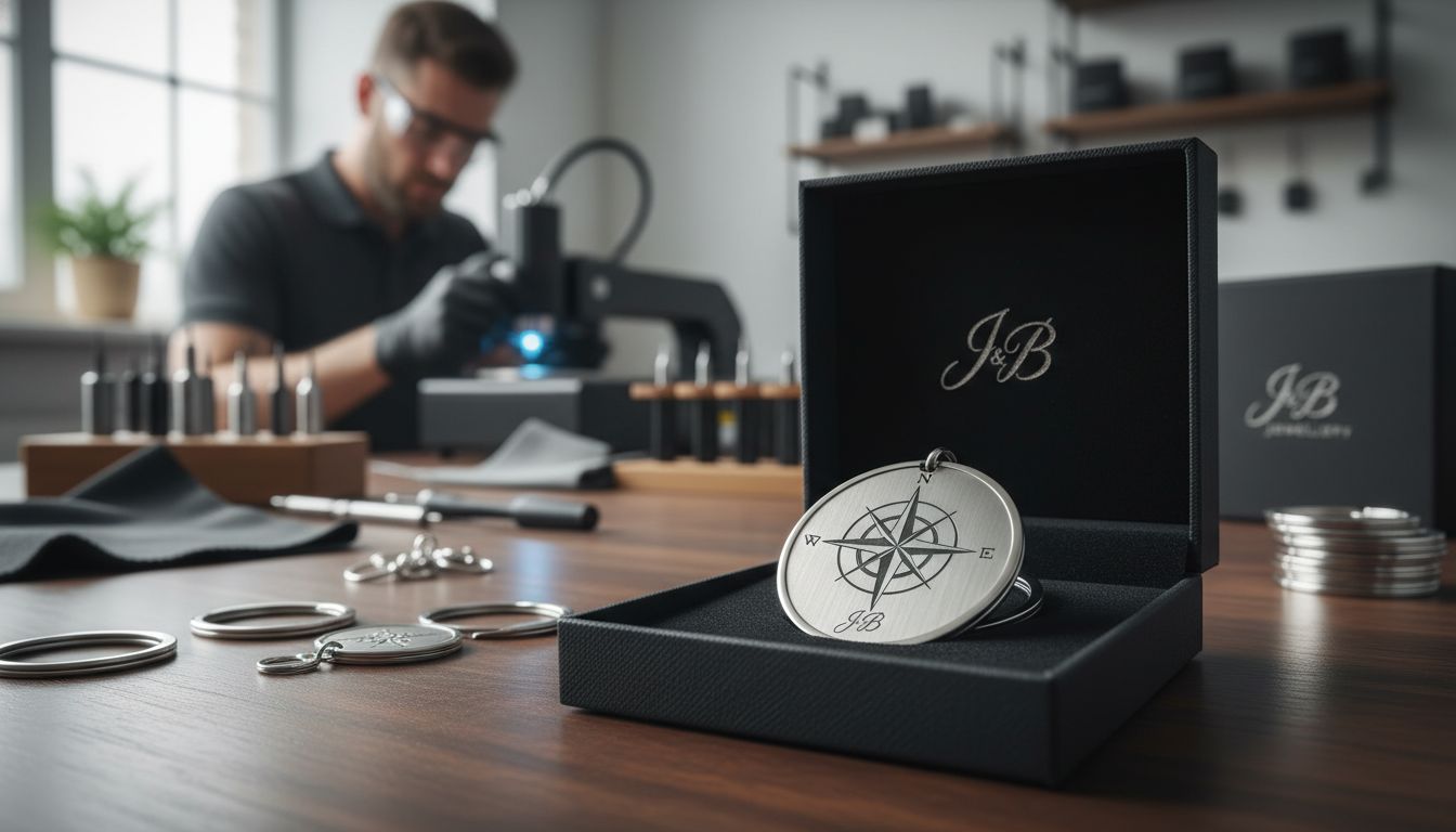 laser gravierte Schlüsselanhänger