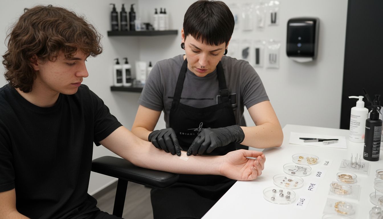 Materialverträglichkeit Piercingstudio