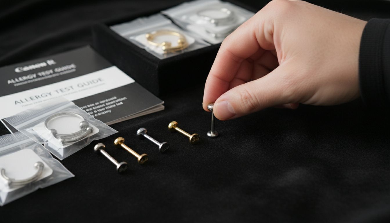 Piercingschmuck Materialien Vergleich