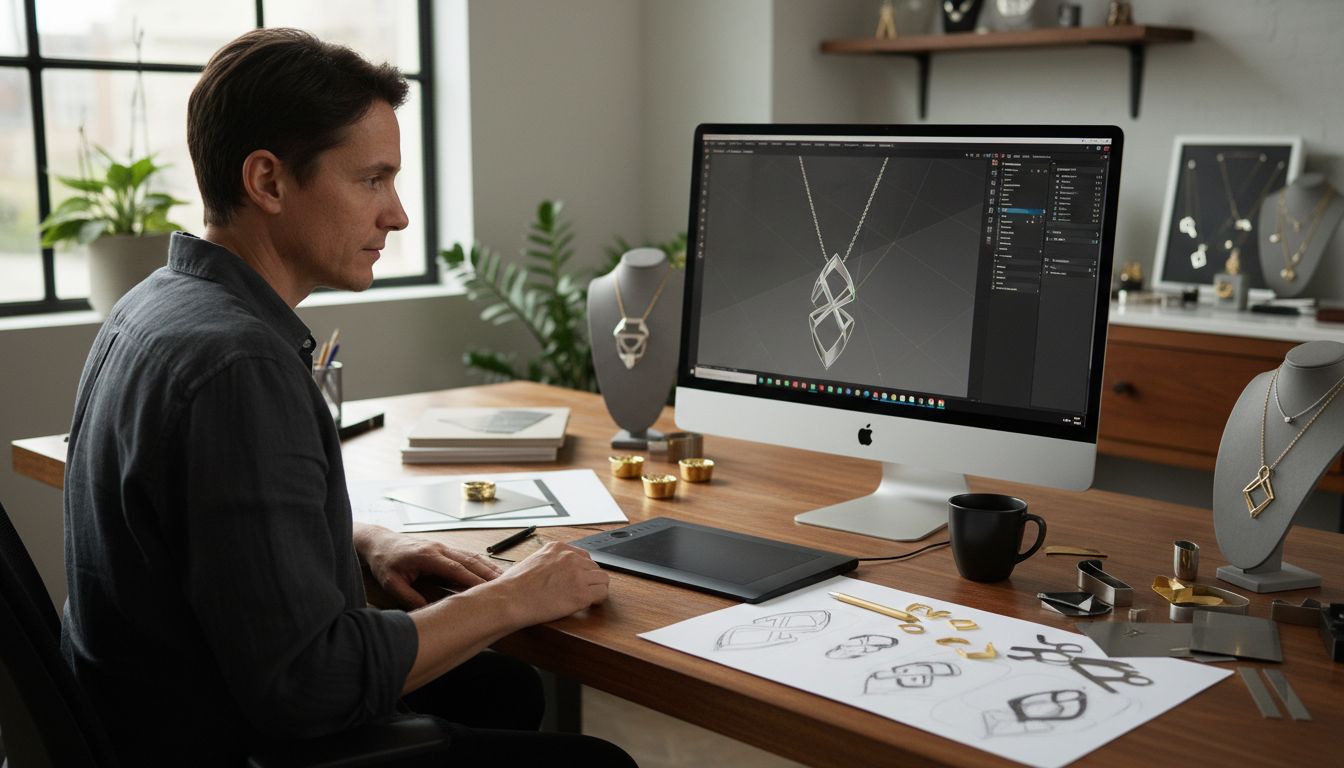 Schmuckdesigner Atelier digital