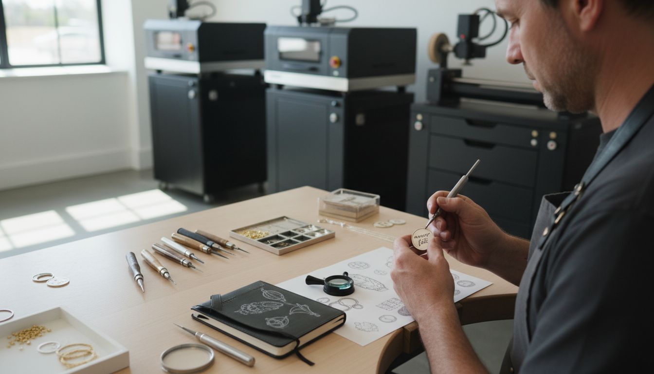 Schmuck personalisieren Werkstatt