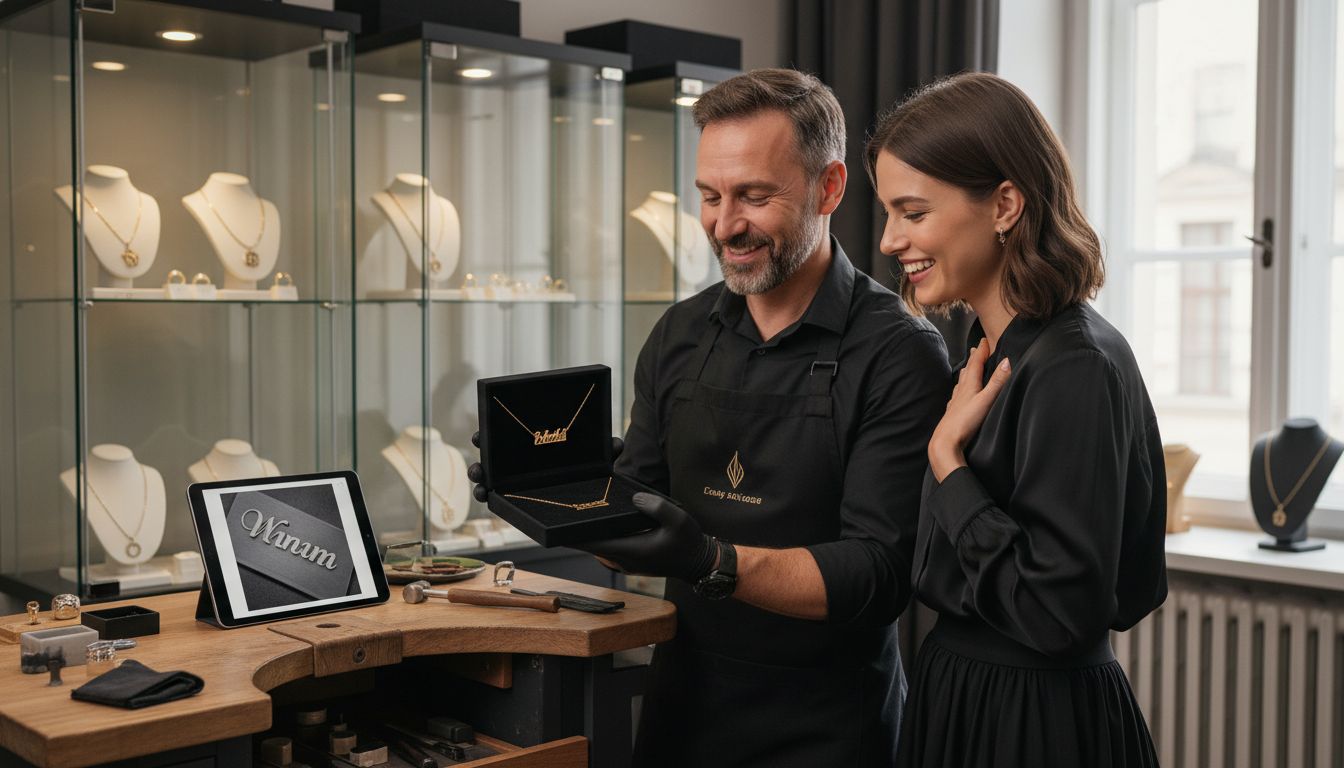 personalisiertes schmuckstudio design